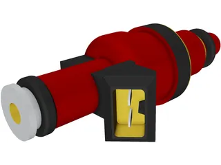 Bosch Fuel Injector 3D Model