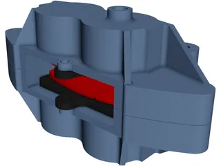 Brembo Brake Caliper 3D Model