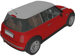 Mini Cooper 3D Model