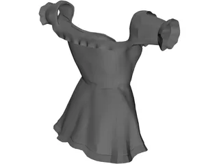 Woman Dress 3D Model