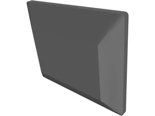 19inch LCD Monitor 3D Model