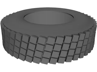 Wheel Tire 3D Model