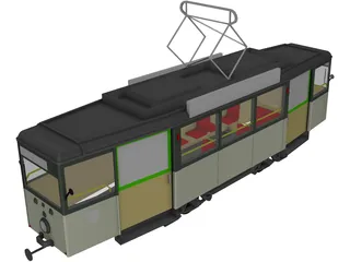 TRAM 1945 3D Model