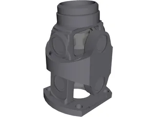 Doble Cardan Joint 3D Model