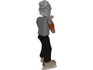 Ice Hockey Referee 3D Model