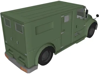 Armored Truck 3D Model