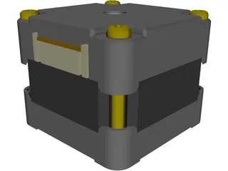 Stepper Motor 3D Model