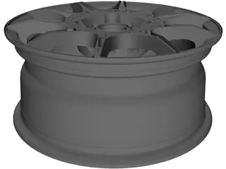 Car Wheel 3D Model