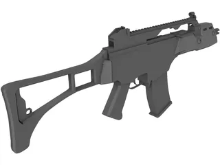 Heckler&Koch G36C 3D Model