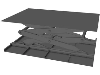 Lift Table 3D Model