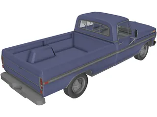 Ford Pickup (1977) 3D Model