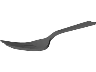 Fork 3D Model