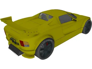 Ford GT 40 [Tuned] 3D Model