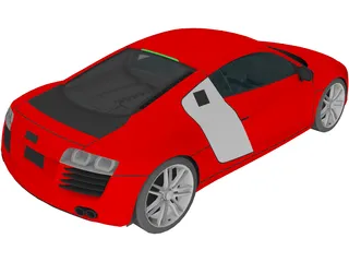 Audi R8 3D Model