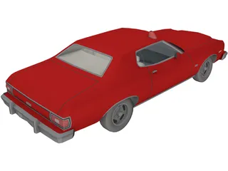 Ford Gran Torino 3D Model