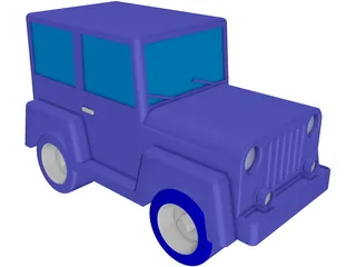 Jeep Toy 3D Model