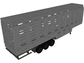 Trailer Livestock 3D Model