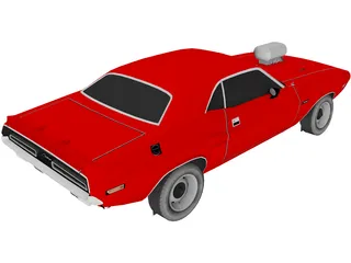 Dodge Challenger 383 Magnum 3D Model