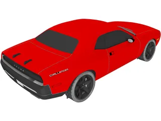 Dodge Challenger RT 3D Model