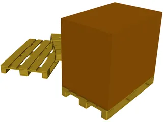 Euro Pallets 3D Model