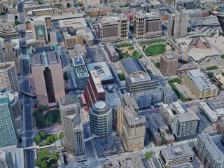 Minneapolis City, USA (2023) 3D Model