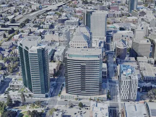 Oakland City, USA (2022) 3D Model