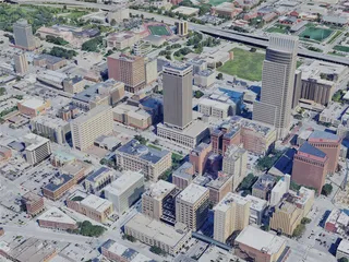 Omaha City, USA (2023) 3D Model