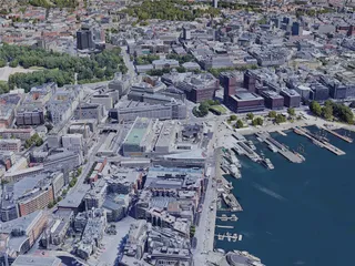 Oslo City, Norway (2022) 3D Model