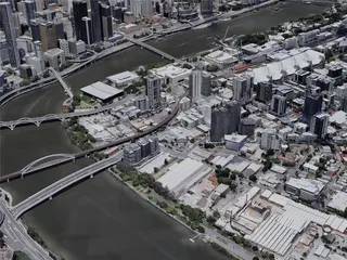 Brisbane City, Australia (2021) 3D Model