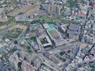 Taoyuan City, Taiwan (2023) 3D Model