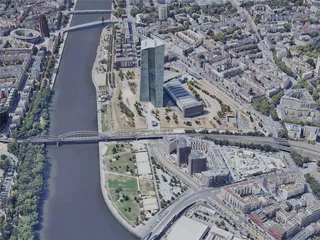 Frankfurt City, Germany (2022) 3D Model