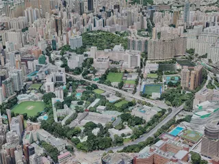 Hong Kong City, China (2023) 3D Model