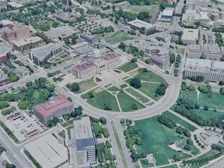 St Paul City, USA (2023) 3D Model