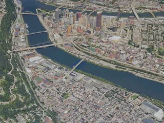 Pittsburgh City, USA (2023) 3D Model