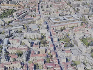 Lyon City, France (2023) 3D Model