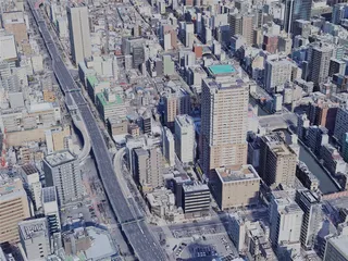 Nagoya City, Japan (2023) 3D Model