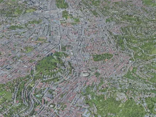 Stuttgart City, Germany (2023) 3D Model