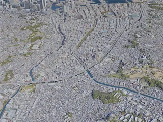 Yokohama City, Japan (2022) 3D Model