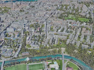 Geneva City, Switzerland (2023) 3D Model