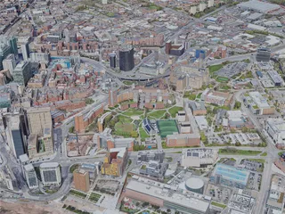 Birmingham City, UK (2023) 3D Model