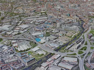 Leeds City, UK (2023) 3D Model