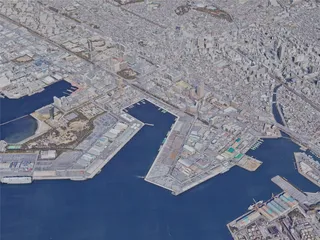 Chiba City, Japan (2023) 3D Model