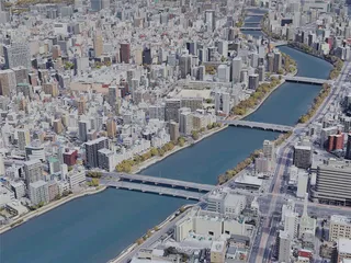 Hiroshima City, Japan (2023) 3D Model