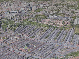Nottingham City, UK (2022) 3D Model