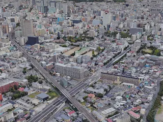 Sendai City, Japan (2022) 3D Model