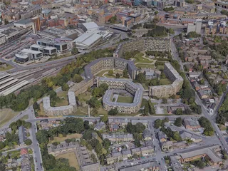 Sheffield City, UK (2022) 3D Model