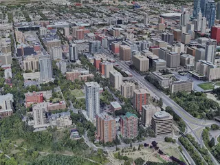 Edmonton City, Canada (2023) 3D Model