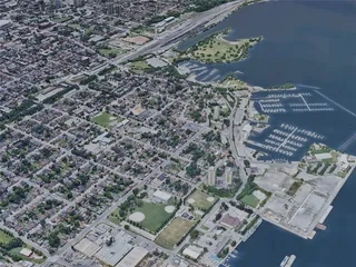 Hamilton City, ON, Canada (2023) 3D Model