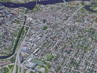 Ottawa City, Canada (2023) 3D Model