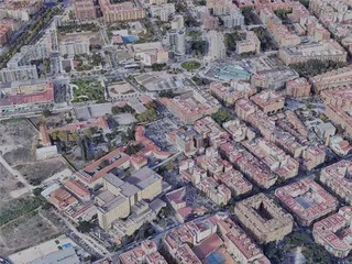 Valencia City, Spain (2022) 3D Model